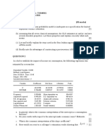 Time Series Econometrics TSE48M1 Assignment: Due 25 June 2021 100 MARKS