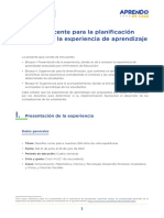 Guia de Planificacion Curricular 5to Experiencia de Aprendizaje 4 Desafios Como Pais Al Bicentenario Vida Republicana Secundaria AeC Ccesa007