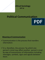 Political Communication 3