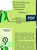 Meeting 11 Sistem Insentif (Kompensasi)