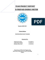 Final Year Project Report GSM Based Prepaid Energy Meter: Session 2007-2011