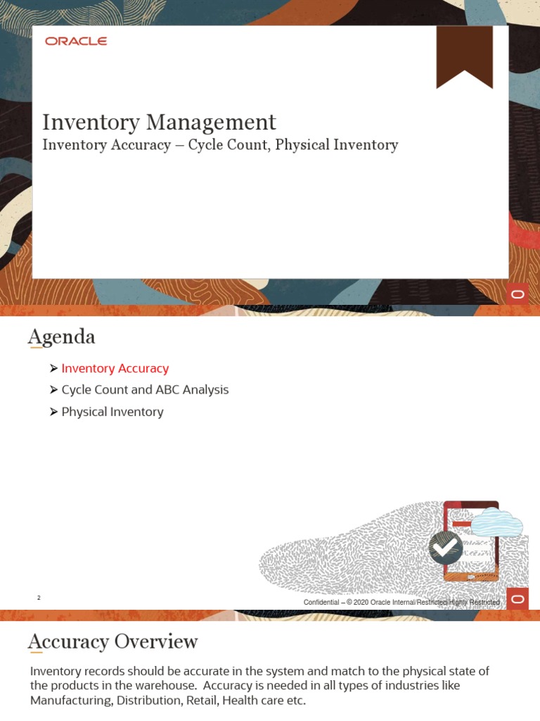 Manage Inventory Accuracy | PDF | Inventory | Business Process