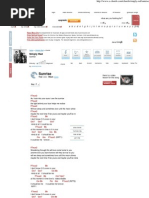 Download Sunrise chords by Simply Red by Zuzana Hatalov SN51281199 doc pdf