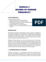 Measures of Disease Frequency NOTES