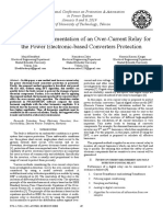 Design and Implementation of An Over-Current Relay For The Power Electronic-Based Converters Protection