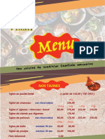 Menu Tanit