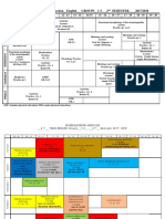 SCHEDULE YEAR - I - D.M. - Section - English - GROUPS - 1-3 - 2 SEMESTER - 2017/2018