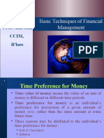 Basic Techniques of Financial Management: Prof. Anirban, Ccim, B'lore