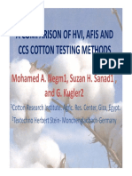 2016 5 ITMF HVI Comparisons of Test Instrumentation CRI Sanad