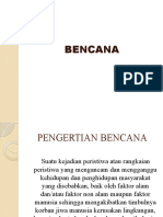 pENGANTAR KULIAH BENCANA