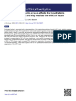 The Central Melanocortin System Affects The Hypothalamopituitary Thyroid Axis and May Mediate The Effect of Leptin