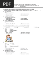 Soal UAS Bahasa Inggris Kelas 6 SD Semester 1 (Ganjil) Dan Kunci Jawaban (WWW - Bimbelbrilian.com) - Dikonversi