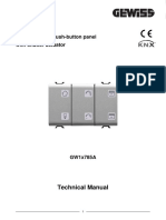KNX 6-Channel Push-Button Panel With Shutter Actuator: Technical Manual
