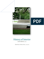 History of Interior: Exam Term Ii, 2020