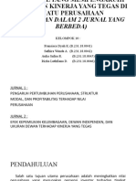 Tugas Jurnal Sar - Kelompok 10 - Variabel Yang Mempengaruhi Nilai Dan Kinerja Yang Tegas