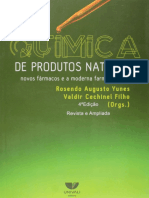 Resumo Quimica de Produtos Naturais Novos Farmacos e A Moderna Farmacognosia Rosendo Augusto Yunes