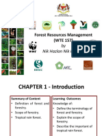 WTE 157 Chapter 1 Introduction to Forest Resources Management