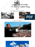 Have You Heard of A Man Named Dr. Martin Luther King, JR.?: If So, What Do You Know About Him????