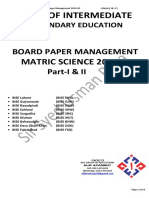 Secondary Education: Board of Intermediate