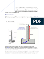 How Barometers Work: Electronic LCD Display