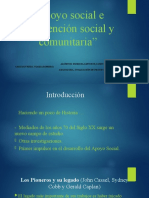 Apoyo Social e Intervención Social y Comunitaria