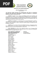 Exec. Order 03-19 - BDRRMC