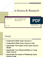 Open Source & Research: Brought To You By: Office of Technology Licensing