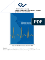 Psychosocial Adaptation To Pregnancy and Delivery: Course, Predictors and Outcome