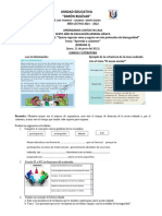 Actividades Proyecto 1 Semana 1 Lengua Y Ciencias