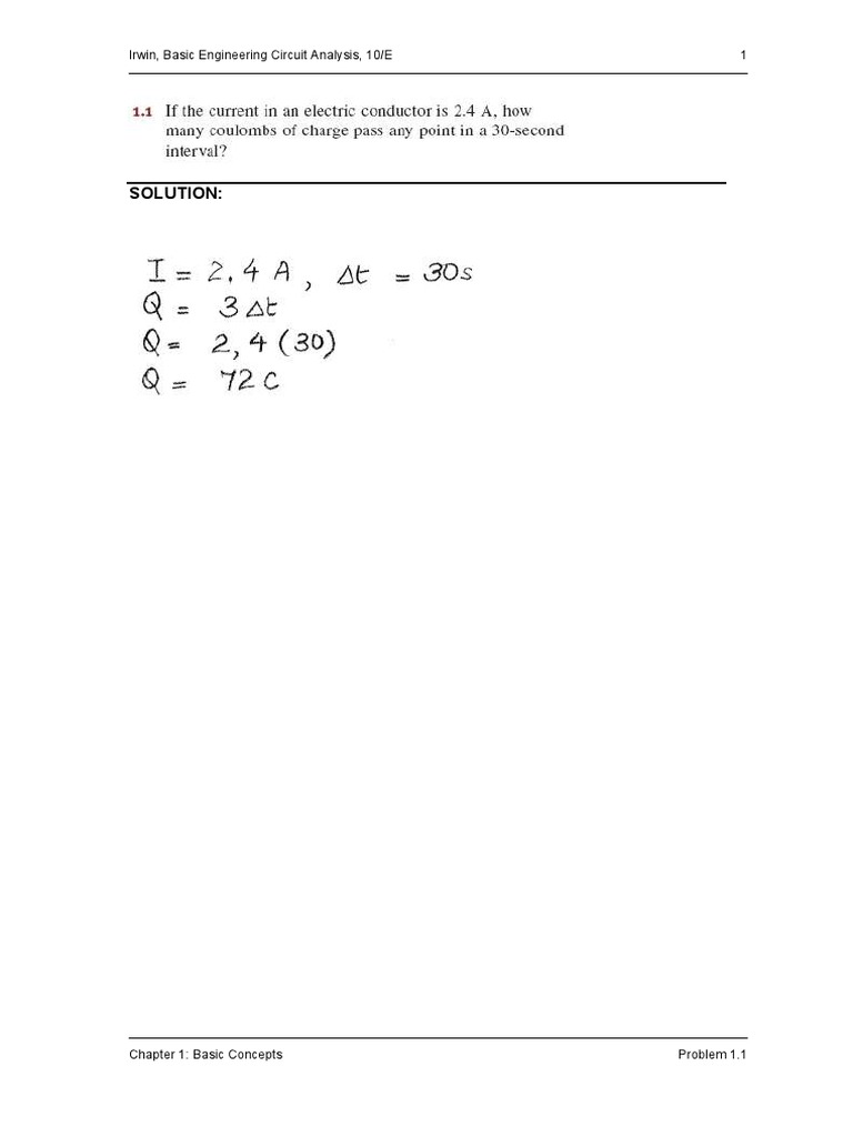 BASIC ENGINEERING CIRCUIT ANALYSIS 10TH IRWIN visual data 5