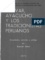 1974 Estuardo Nuñez - Bolivar Ayacucho y Los Tradicionistas Peruanos