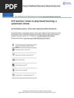 ECE Teachers Views On Play Based Learning A Systematic Review