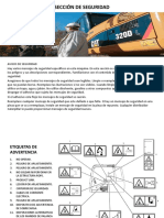 Sección de Seguridad Avisos de Seguridad Mom Excavadora Cat 320D Ec 03