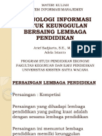 Teknologi Informasi Untuk Keunggulan Bersaing Lembaga Pendidikan PDF