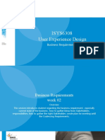 ISYS6308 User Experience Design: Business Requirements