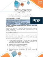 Guia de Actividades y Rúbrica de Evaluación - Fase 5 - Diferencias y Similitudes Entre Contrato Público y Privado
