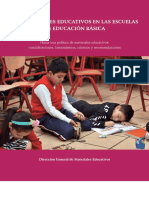 Los Materiales Educativos en La Educación Básica