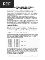 4-4-5 Method of Designing Snowflaked Fiscal-Accounting Calendars