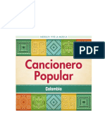 Cancionero Musica Popular Colombiana