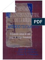 Comentario Del Contexto Cultural de La Biblia Antiguo Testamento (OCR) (Google)