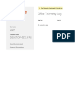 Office Telemetry Log: User Name