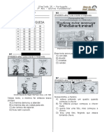 Simulado 18 (L. P - 3º Ano) - Blog Do Prof. Warles