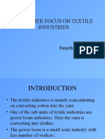 Consumer Focus On Textile Industries