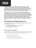 Authority of A Partner