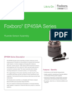 Foxboro EP459A Series: Fluoride Sensor Assembly