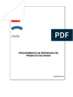 Procedimiento de Reproceso de Producto e