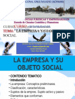 1.- LA EMPRESA _CARACTERISTICAS_OBJETO SOCIAL