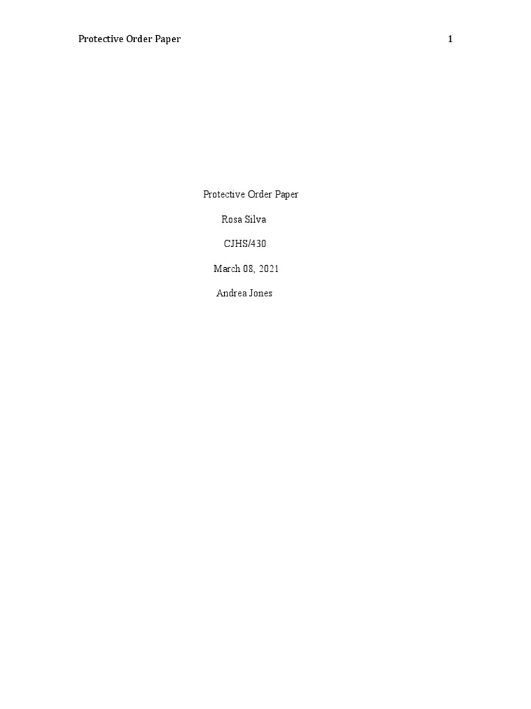 Understanding Texas Protective Orders | PDF | Restraining Order ...