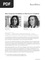 Download Alina Crang joins BrandTailors as Client Service Coordinator by BrandTailors SN51285254 doc pdf
