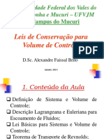 Aula Leis e Volume de Controle